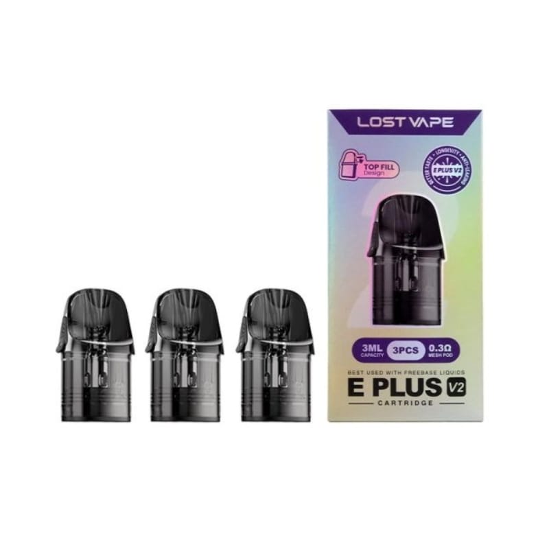 Cartouches Lost Vape E-Plus V2 (x3) 0.3 Ohm