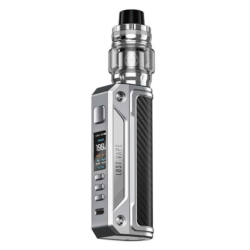 Kit Thelema Solo 100w Centaurus Sub 5ml - Lost Vape SS Carbon