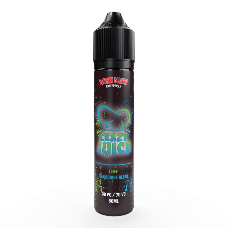 Lime & Framboise Bleue Crazy Juice 50 ml