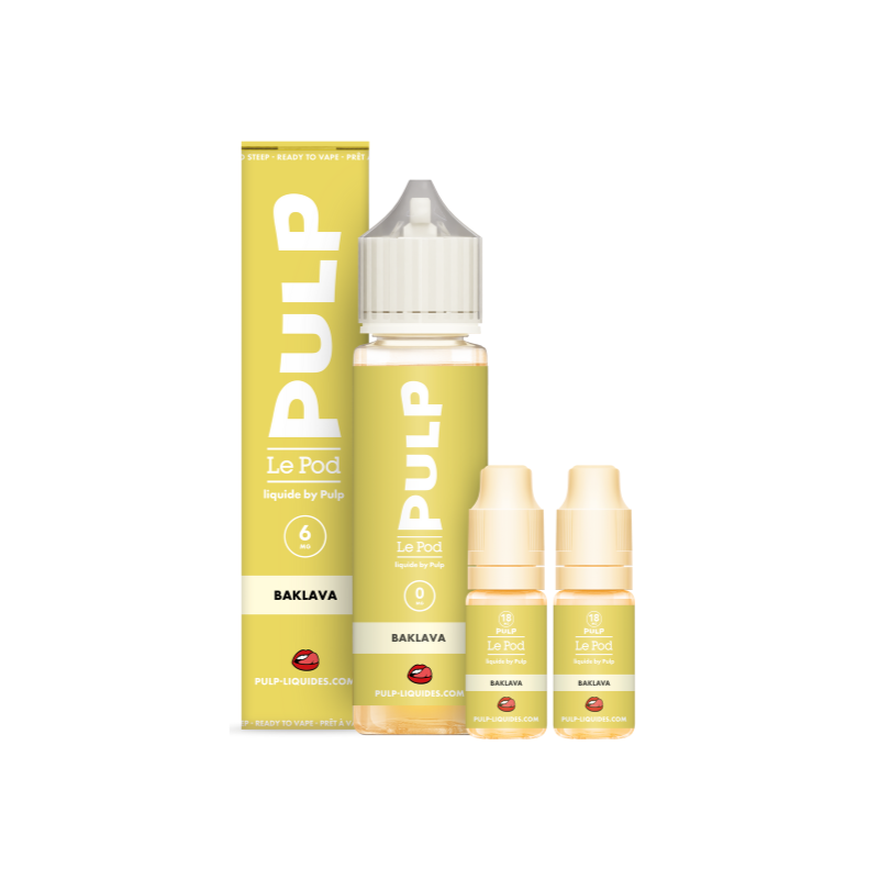 Pack 60mL Baklava Le Pod 6 mg