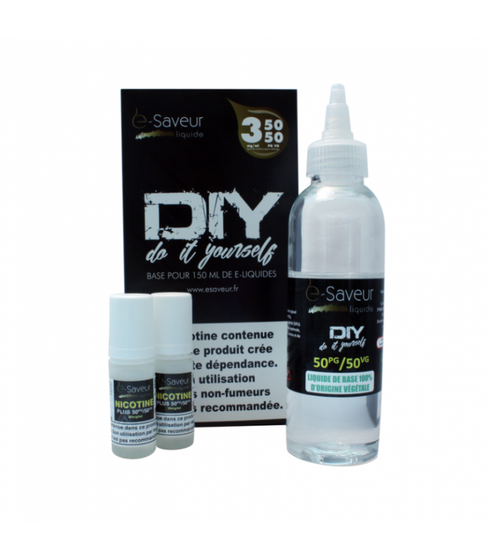 Pack DIY 3MG 150ML 50/50 de E-Saveur