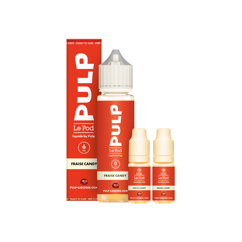 Pack Fraise Candy Le Pod 6 mg