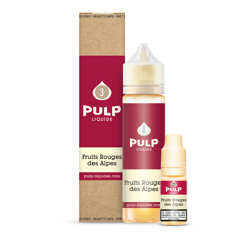 Pack Fruits Rouges des Alpes PULP 6 mg