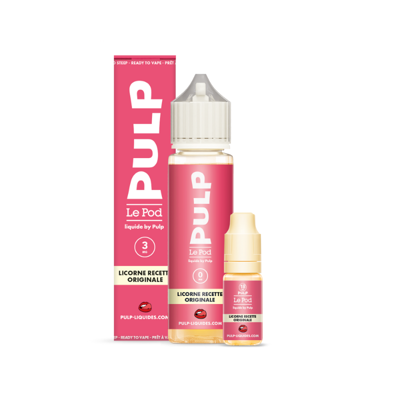 Pack Licorne Recette Originale Le Pod 3 mg