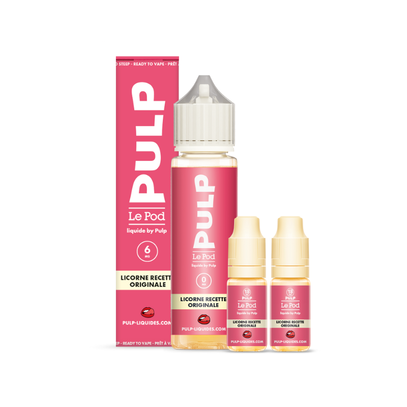 Pack Licorne Recette Originale Le Pod 6 mg