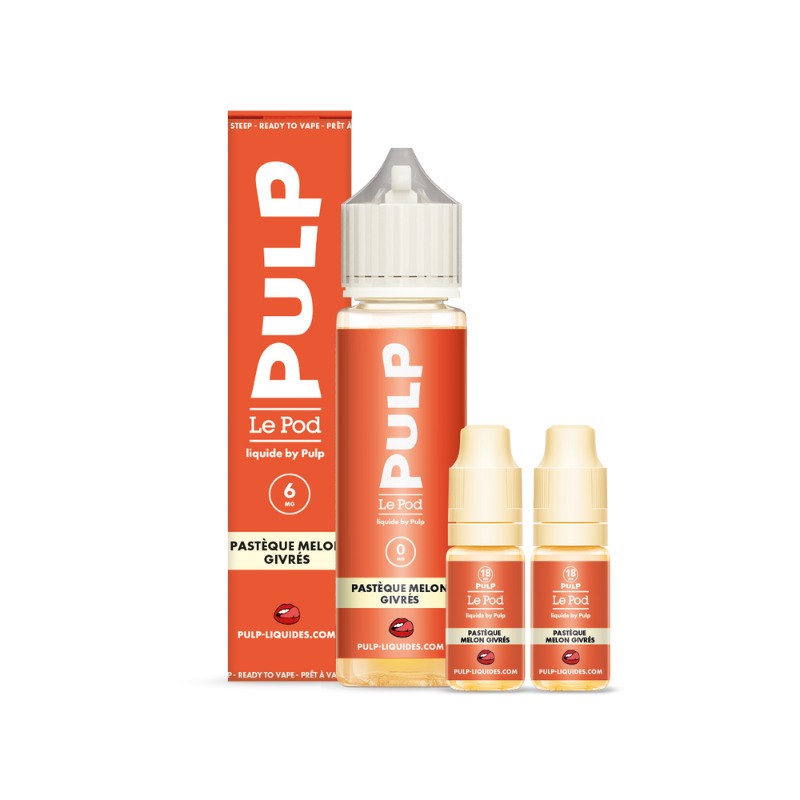Pack Pastèque Melon Givrés Le Pod 6 mg