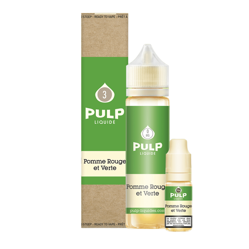 Pack Pomme Rouge et Verte PULP 3 mg