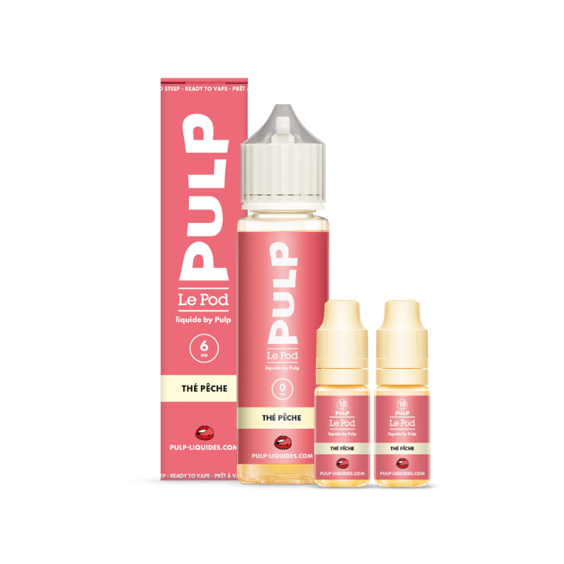 Pack Thé Pêche Le Pod 6 mg