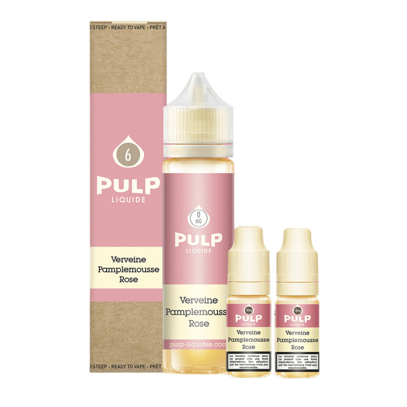 Pack Verveine Pamplemousse Rose PULP 3 mg