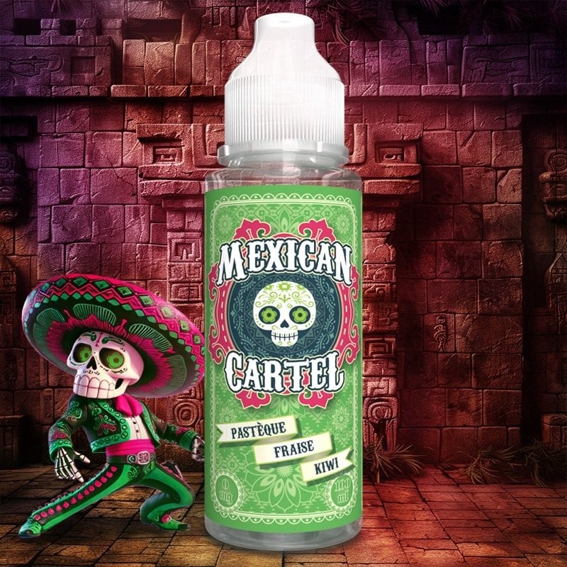 Pastèque Fraise Kiwi 100ML - Mexican Cartel