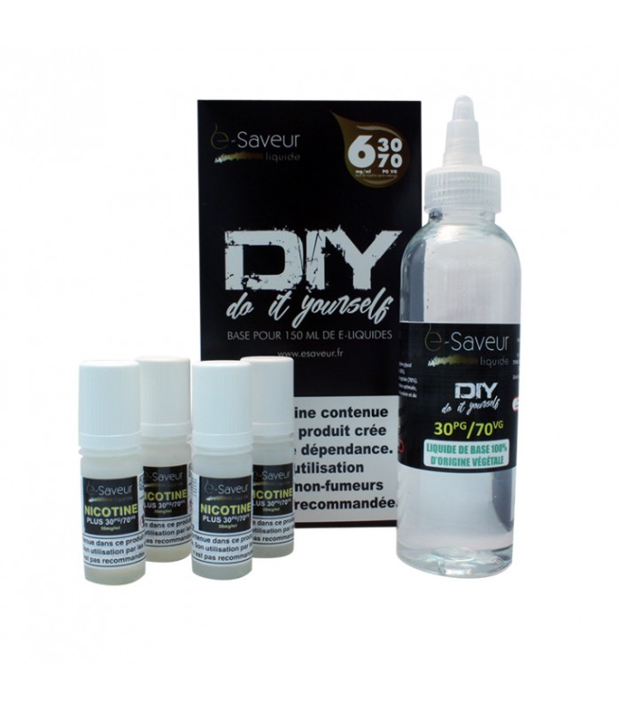 Pack DIY 6MG 150ML 30/70 de E-Saveur