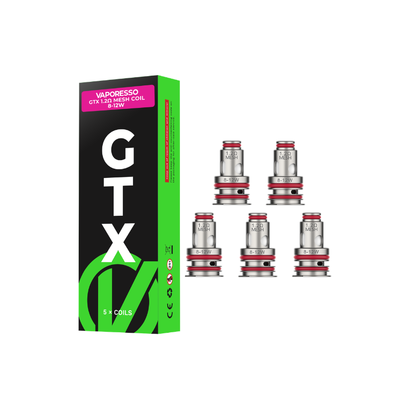 Résistances GTX Vaporesso (X5) 1.2 ohm/GTX Mesh