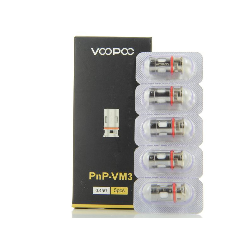 Résistances PnP VOOPOO (X5) 0.30 ohms/TW30