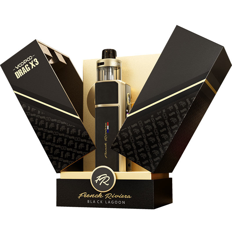 Full Kit Drag X3 Edition Speciale - Voopoo Black Lagoon
