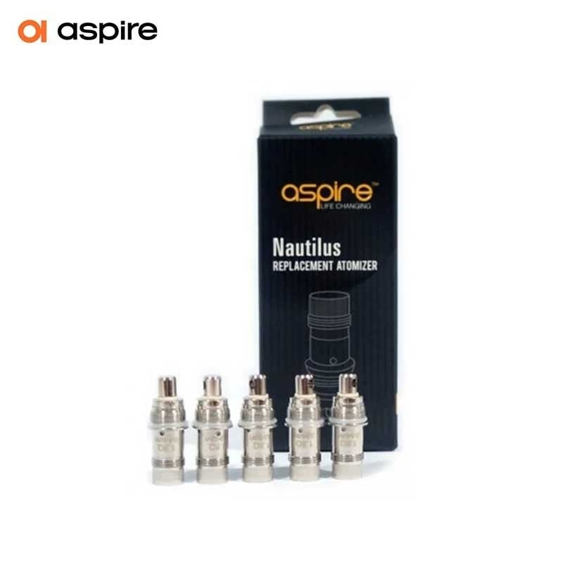 Résistances Nautilus Aspire (X5) 1.8 ohms